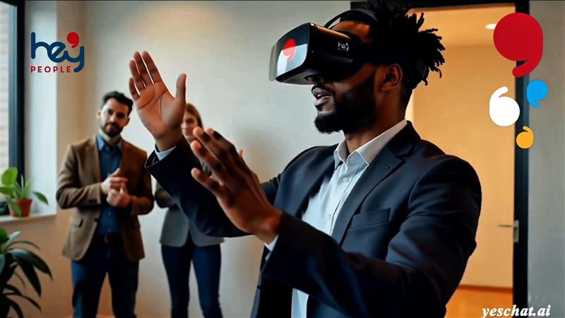 Conheça o Simulador Comunicacional: treino imersivo em VR e IA. Vença o medo de falar em público e aprimore suas habilidades de comunicação.